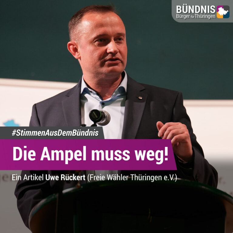 Es reicht – die Ampel muss weg - Bündnis für Thüringen